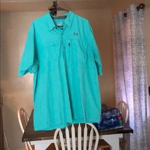 Men’s under armour fishing shirt